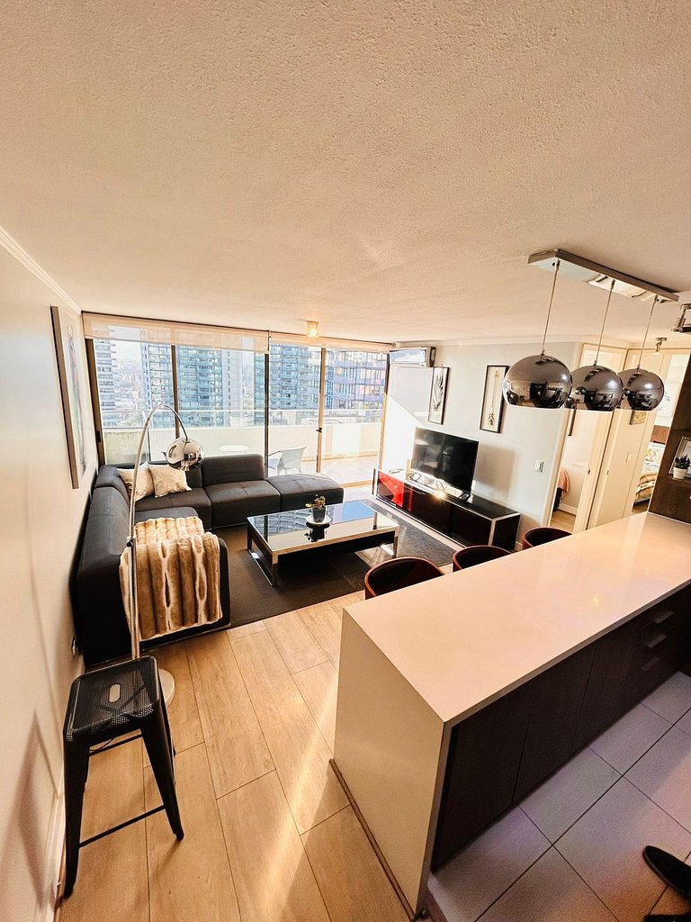 Exclusivo y Seguro Departamento Parque Arauco